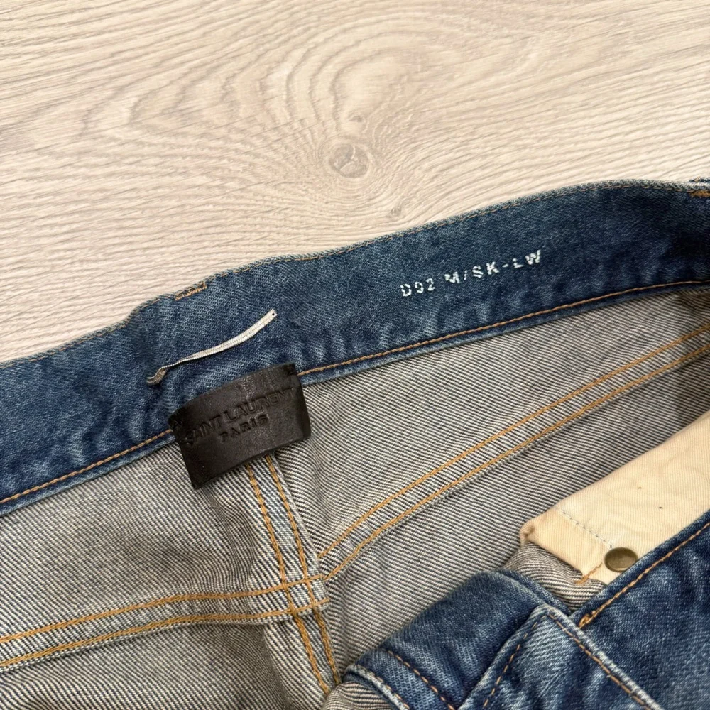 Saint Laurent Classic Blue Skinny Jeans for Men JU0025 - Picture 11 of 13